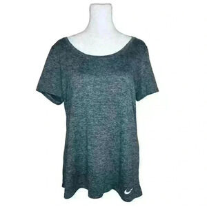 Nike dri-fit women's athletic tee in gray size large